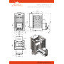Печь для бани ASTON 16 "АКВА" со стеклом