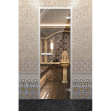 Дверь для хаммама "Бронза лайт" 1900х700