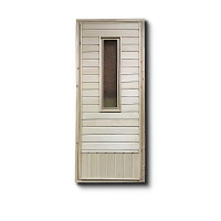 Дверь осина малая со стеклом без петель 170х70см