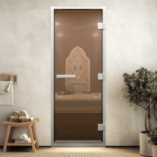 Дверь для хаммама "Бронза" 1800х700