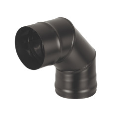 Колено BLACK (AISI 430/0,8мм) 90° 3-х секц. D 200