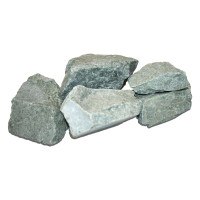 Камни для бани Жадеит Хакасский колотый крупный, коробка 10 кг