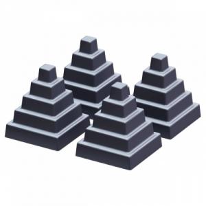 Комплект чугунных пирамид (4 шт.